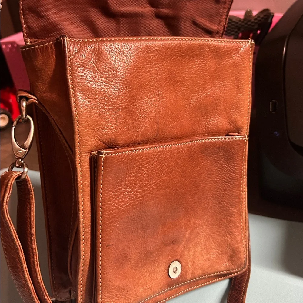 Osgoode Marley Brown Leather‎ Crossbody Bag